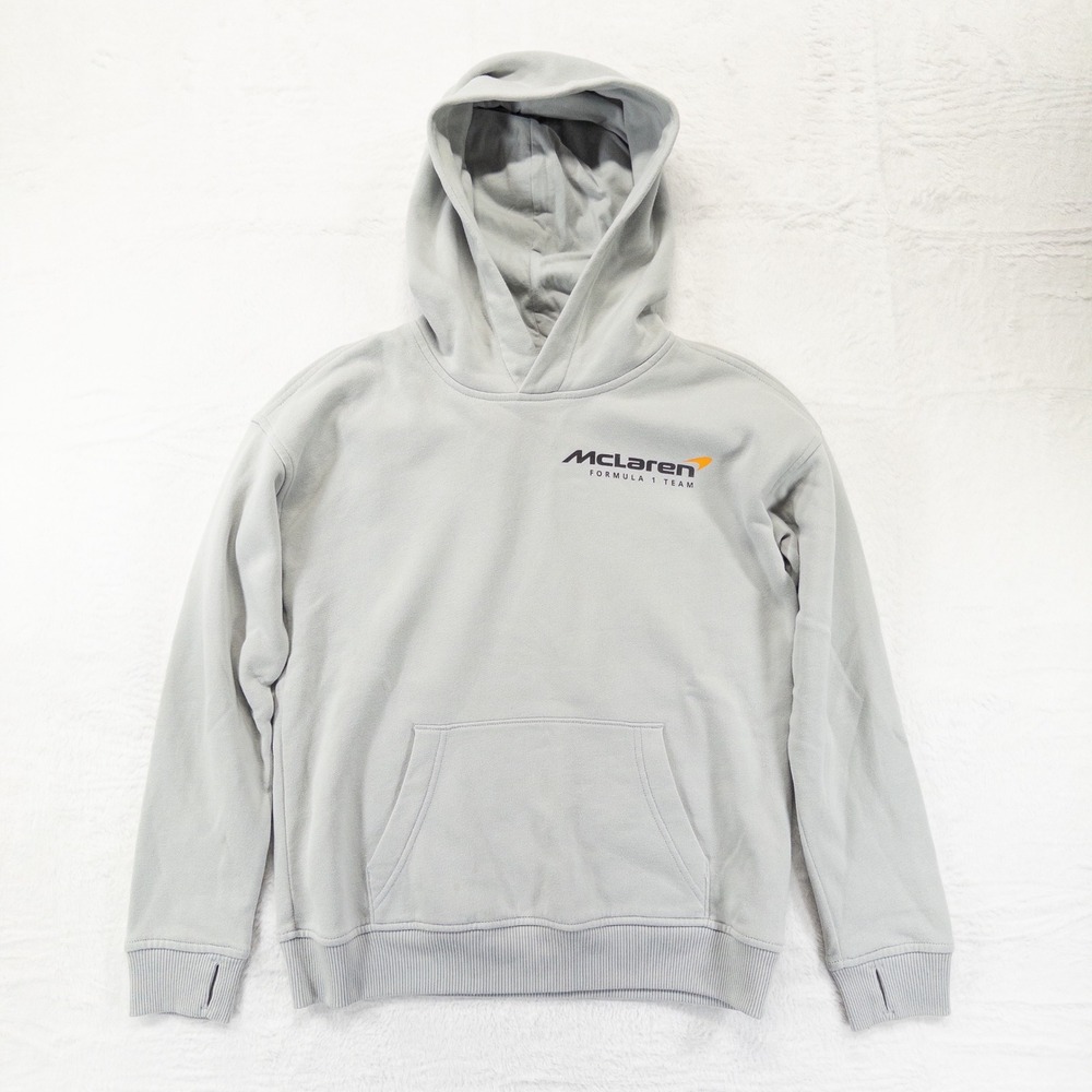 Abercrombie Kids Boys McLaren F1 Team Hoodie 11/12 Grey MCL60 Racing Graphic